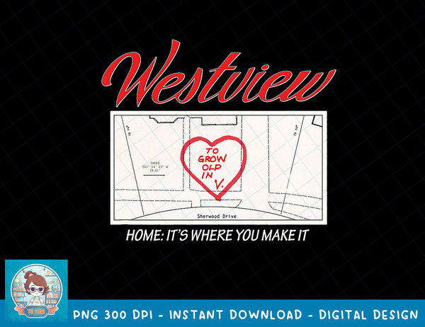 Marvel WandaVision Westview Heart Home is Where You Make It T-Shirt copy.jpg