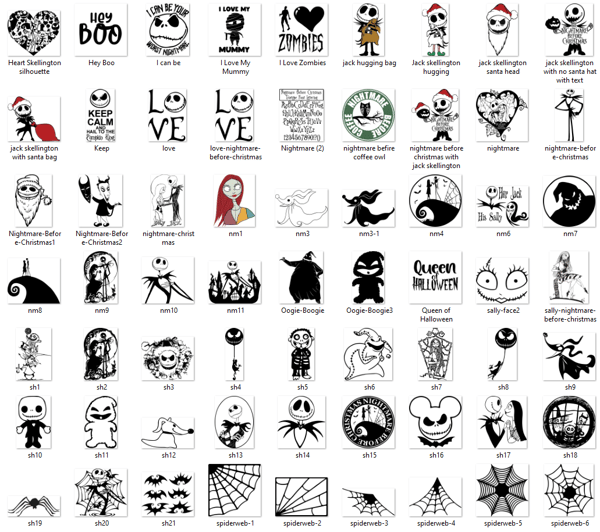 1000 Files The Nightmare Before Christmas Svg Bundle, Christ - Inspire  Uplift