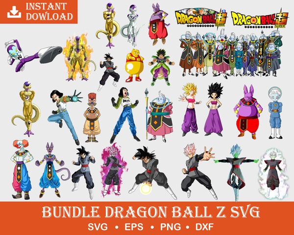 kit Digital Dragon Ball Z PNG - Scrapbook