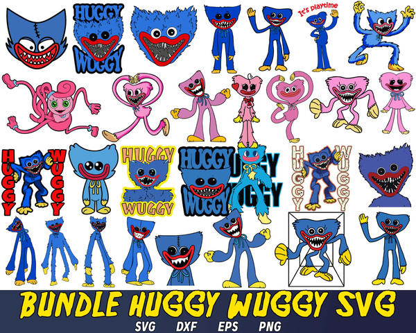 Huggy Wuggy PNG, SVG, JPG, Dxf, Poppy Playtime, Huggy Wuggy Sublimation, Huggy  Wuggy Digital Files 