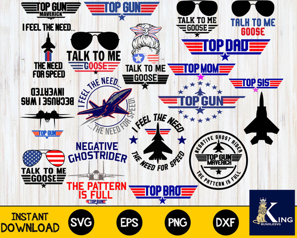 The Need For Speed Svg, I Feel The Need Svg, Top Gun Svg
