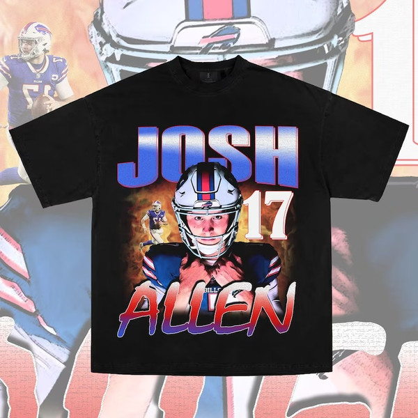 Josh Allen Shirt, Retro Vintage Josh Allen Shirt, Josh Allen - Inspire  Uplift