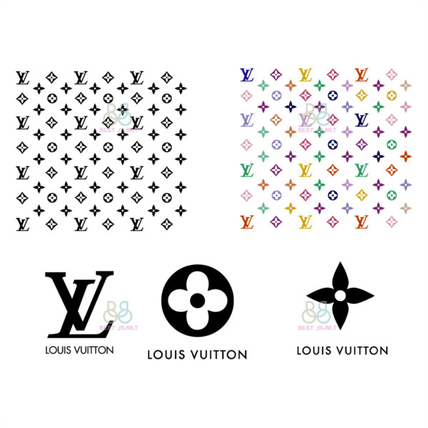 LV Logo Pattern Svg, LV Pattern Svg, LV Logo Bundle, Logo Bu - Inspire  Uplift