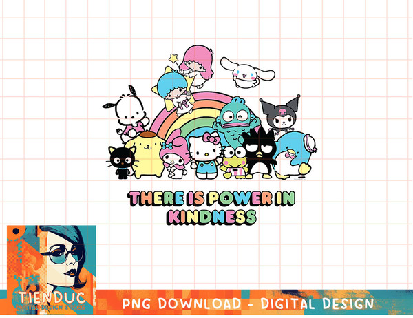 Hello Kitty and Friends Group SVG, Sanrio There is Power in - Inspire Uplift