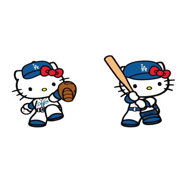 hello kitty baseball drawing