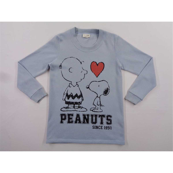 Shi Peanuts LLC Sleeve Snoopy Peanuts Worldwide - Uplift Long Inspire Shirt T