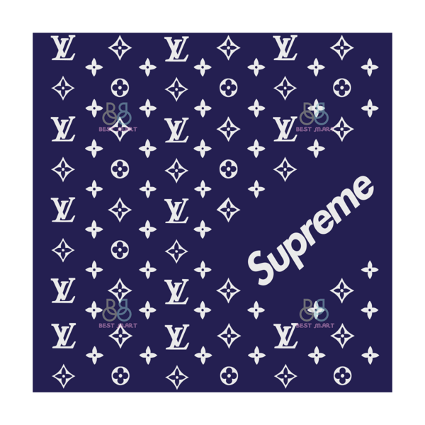 Supreme Louis Vuitton logo machine embroidery designs