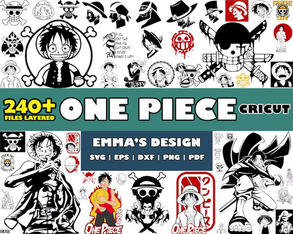 One Piece Brothers Svg, One Piece Svg, Anime Svg, One Piece - Inspire Uplift