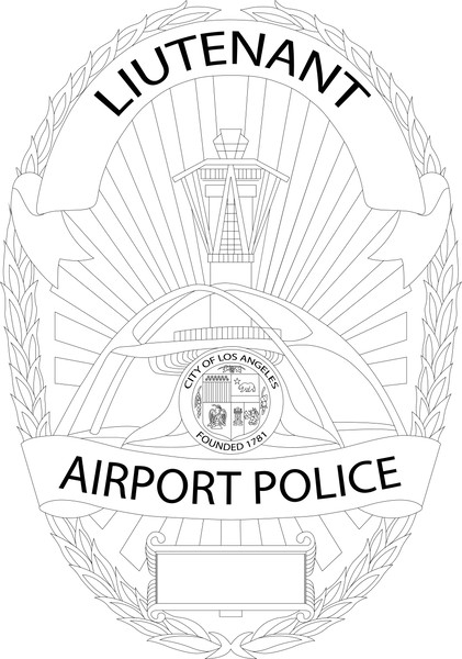 Airport Police Lieutenant Badge, City of Los Angeles Police Badge.jpg