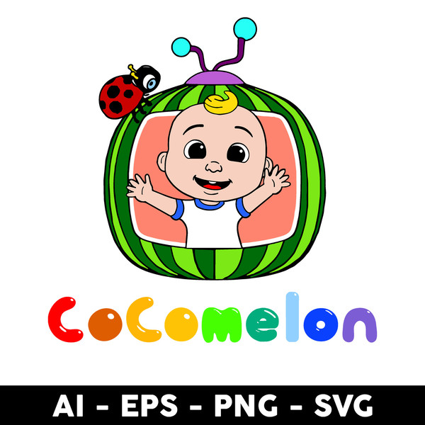 Cocomelon Kid Svg, Cocomenlon Svg, Cartoon Svg, Png Dxf Eps - Inspire ...