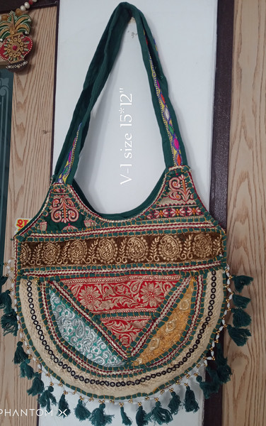 Cotton bag Handmade vintage Banjara Indian bag shoulder bag - Inspire Uplift