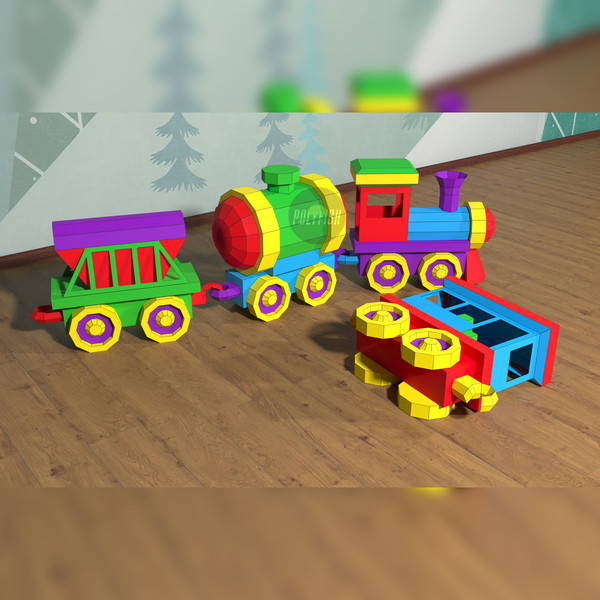 cartoon train 3D Models to Print - yeggi