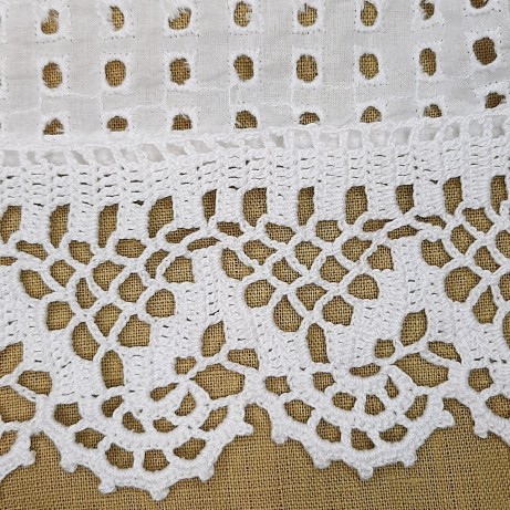 Crochet lace edging pattern