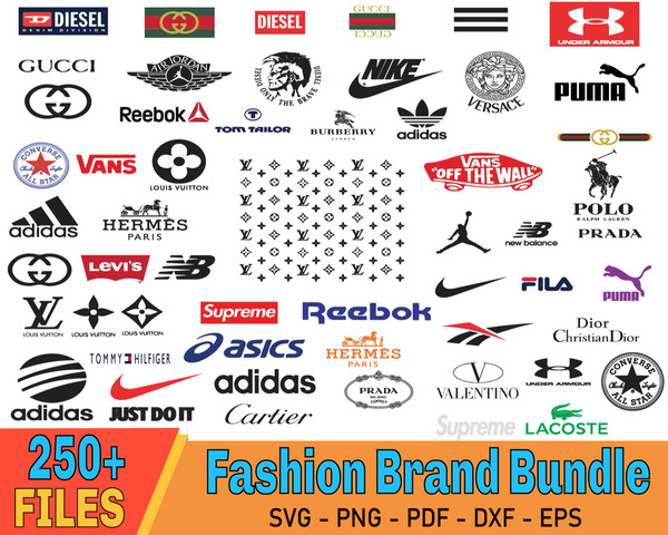 Fashion Brands Logo Bundle, Louis Vuitton SVG , Supreme Logo - Inspire  Uplift