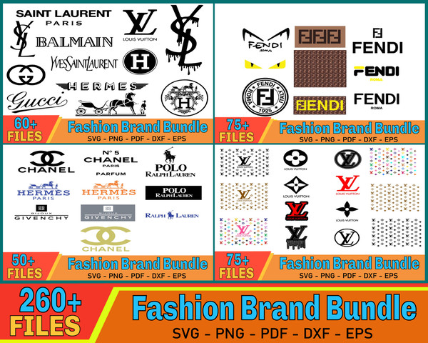 Bundle Brand Logos, Fashion Logo Svg, Logo svg - Inspire Uplift