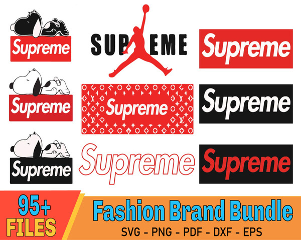 Supreme Louis Vuitton SVG & PNG Download