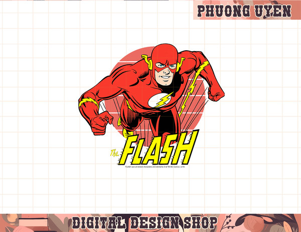 DC Comics The Flash Running Portrait  png, sublimate.jpg