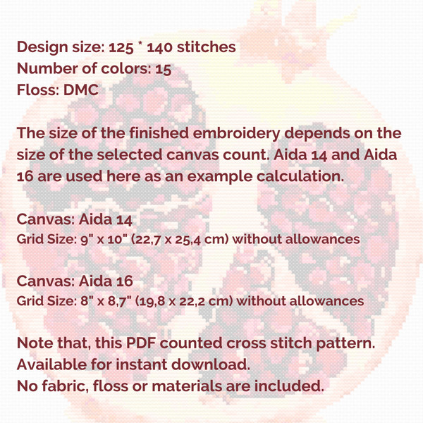 Cross stitch pattern PDF Pomegranate (3).png