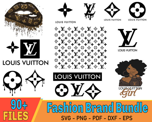 Louis Vuitton Girl brand Svg, Louis Vuitton brand Logo Svg, - Inspire Uplift