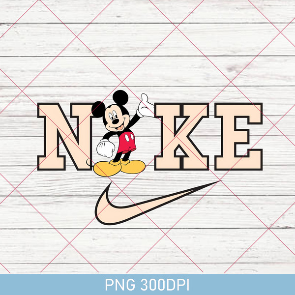 Cute Mickey Nike PNG, Disney Nike PNG, Mickey Shoes Logo Nik - Inspire ...