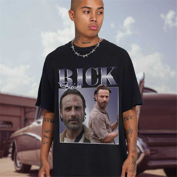 Vintage Rick Grimes Shirt Rick Grimes Homage Shirt Rick Grim - Inspire  Uplift