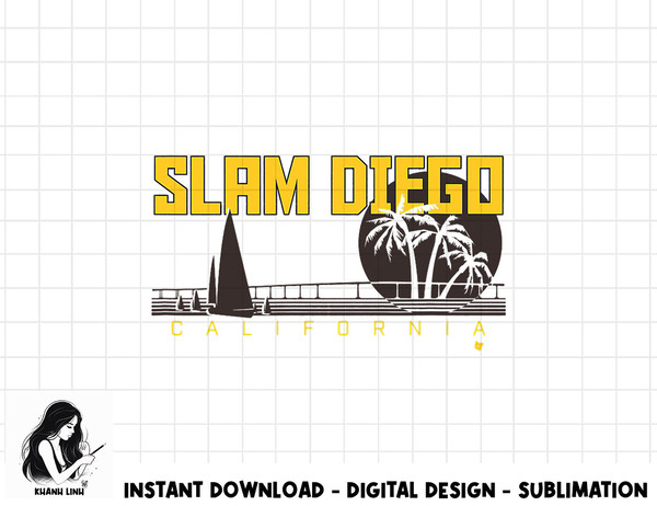 Slam Diego Sunset - San Diego Baseball png, sublimation - Inspire
