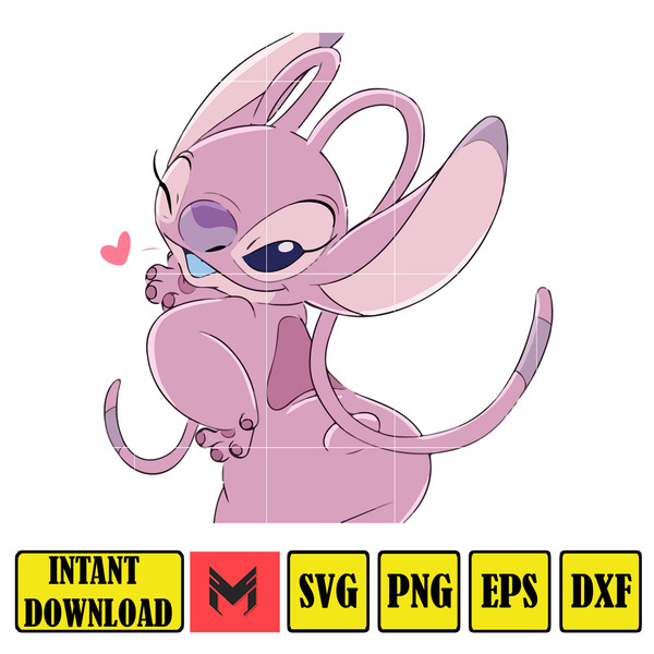 QualityPerfectionUS Digital Download - Lilo & Stitch Angel - - Inspire  Uplift