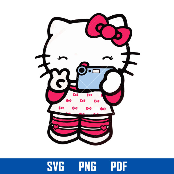 Hello Kitty Friends Svg, Hello Kitty Svg, Kawaii Kitty Cat S - Inspire  Uplift