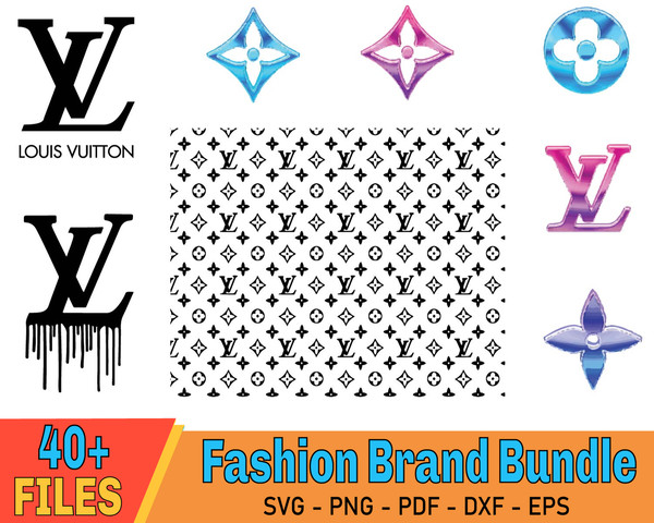 Louis Vuitton Svg, LV Bundle, Brand Logo Svg, Fashion brand svg, Instant  Download