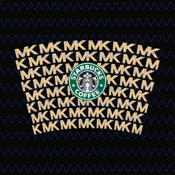Michael Kors Inspired Wrap For Starbucks Cup Svg, Trending S - Inspire  Uplift