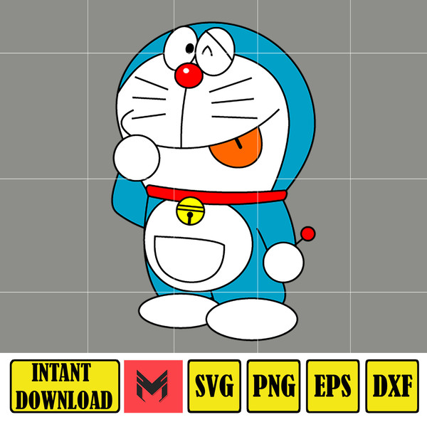 Doraemon SVG, Cricut, Cut files, Digital Vector File, Comes with SVG, Png, Jpg, AI Format (79).jpg