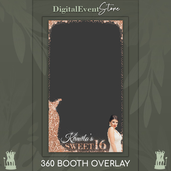 360 Photo Booth Overlay for Wedding Wedding 360 Photobooth 