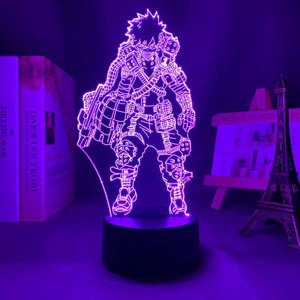 LED 3D Light Inspire - Katsuki My Hero Night Uplift Light Academia Bakugo