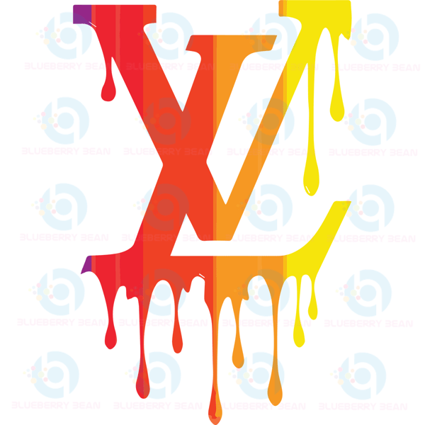Louis Vuitton multicolor pattern SVG Free
