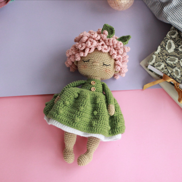 Amigurumi PDF 2 in 1 crochet dolls pattern Sophie and Mila - Inspire Uplift