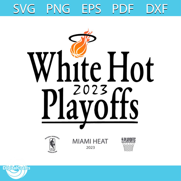 Top-selling Item] Custom White Hot 00 Miami Heat 2022 Playoffs 3D