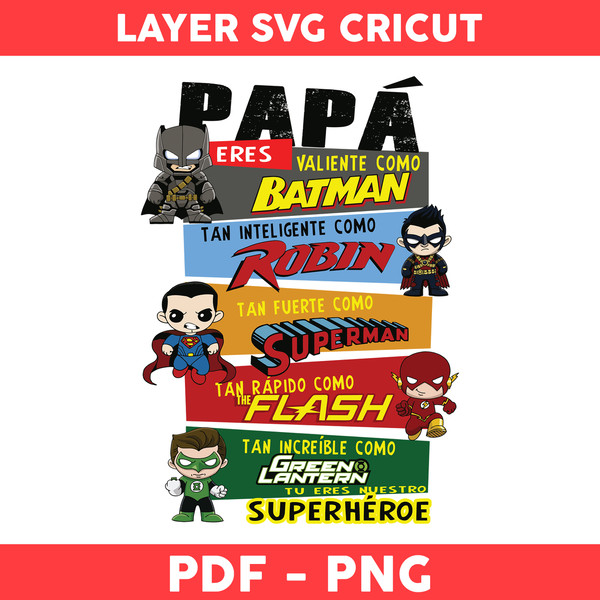 Papa Png, Batman Png, Robin Png, The Flash Png, Superman Png - Inspire ...