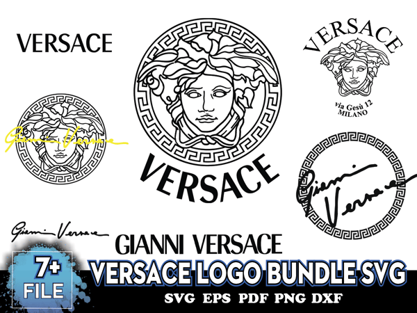Versace Logo Bundle Svg, Brand Logo Svg, Versace Bundle Svg, - Inspire ...