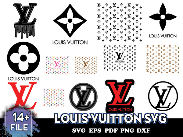 Louis Vuitton Bundle Svg, Louis Vuitton Svg, LV Logo Svg, Br