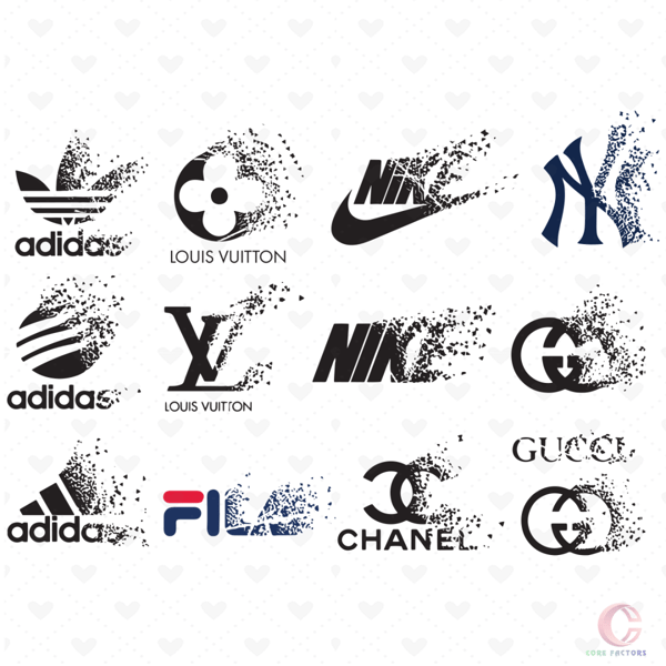 Fashion Dripping Logo Bundle Svg, Adidas Svg, Gucci Svg, Lou - Inspire  Uplift