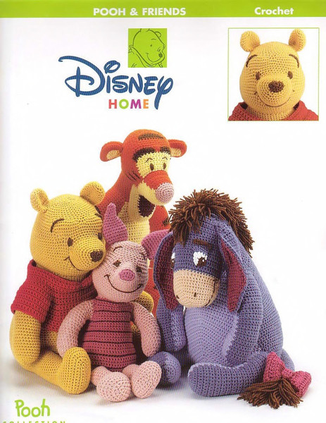 Pooh and Friends, Tigger, Eeyore, Piglet Crochet pattern.jpg