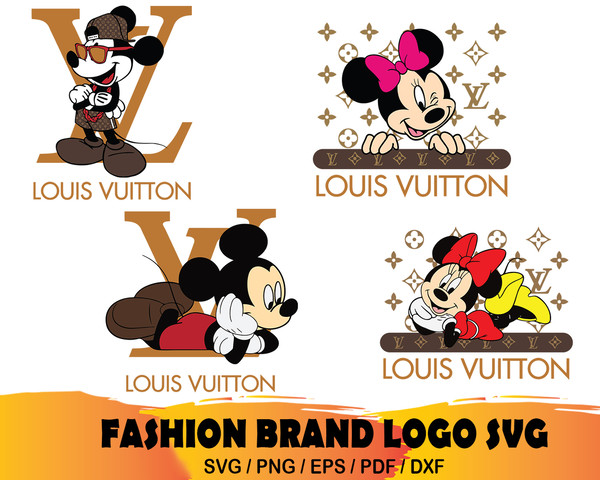 Minnie Mouse Louis Vuitton Svg, Louis Vuitton Logo Fashion S