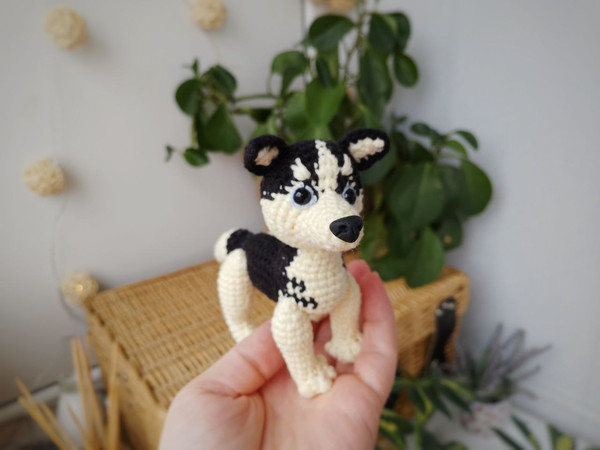 Miniature dog Realistic Husky. plush puppy toy 5.jpg