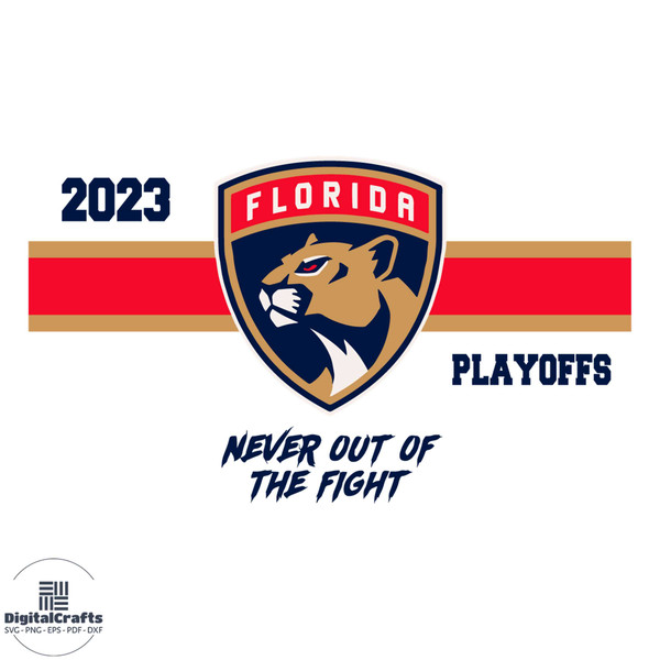 Florida Panthers 2023 Stanley Cup Finals Svg Cutting File