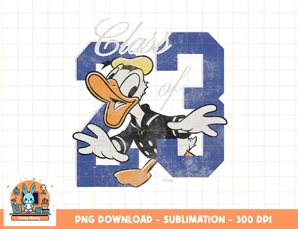 Disney Donald Duck Class of 23 Graduation 2023 Retro png, sublimation, digital download.jpg