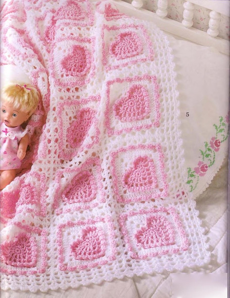 7 designs Crochet tender baby afghans1.jpg
