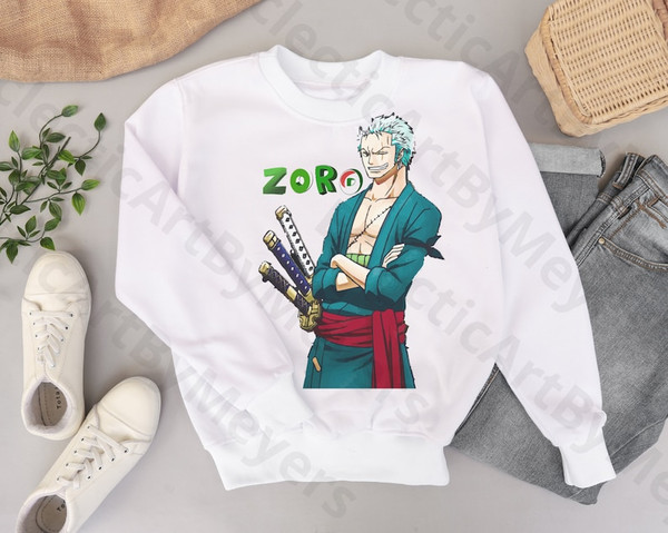 Zoro smiling PNG Image in 2023
