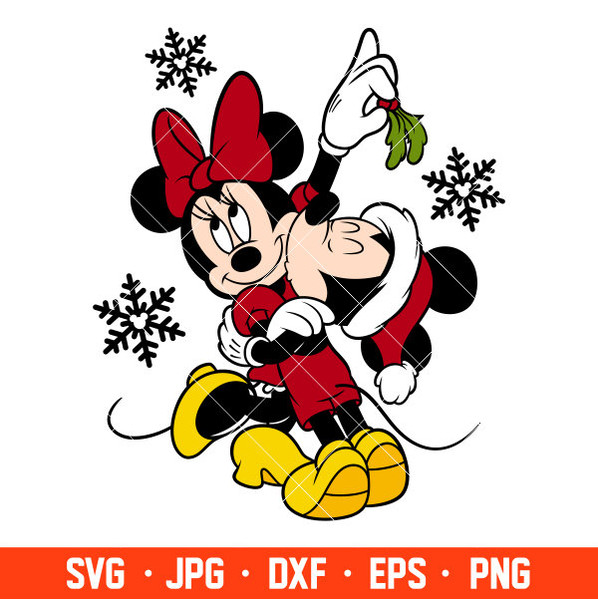 Merry Christmas Mickey & Minnie Svg, Free Svg, Daily Freebie - Inspire  Uplift