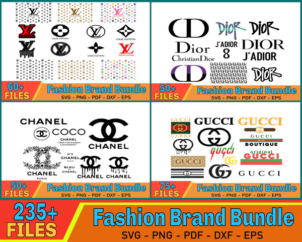 Brand logo svg, Louis Vuitton Svg, Converse Svg, Gucci Svg