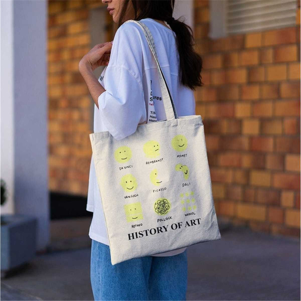 History of Art Tote Bag -aesthetic tote bag,art tote bag,art